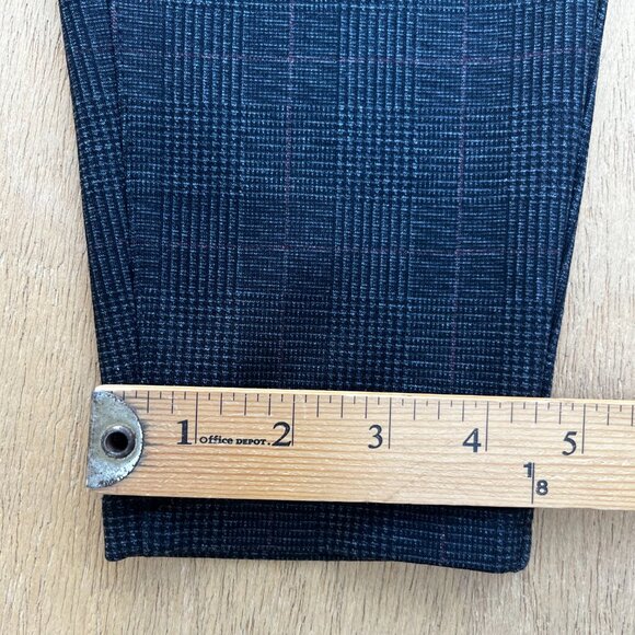 LIVERPOOL PLAID CROPPED DRESS PANTS WOMEN’S 14/32 Petite Gray High Rise Stretch - Picture 15 of 15